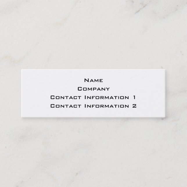 Cute Hedgehog. Mini Business Card (Front)