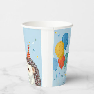Cute Hedgehog Party Paper Cups