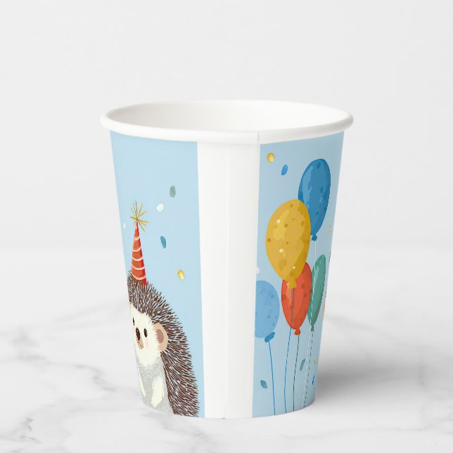 Cute Hedgehog Party Paper Cups (Right)