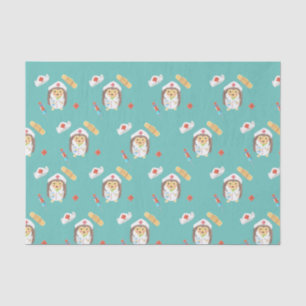 Cute hedgehog pattern tissue paper