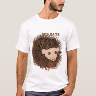 Cute hedgehog personalizable t shirt