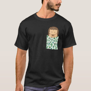 Cute Hedgehog Pocket Cactus Porcupine For Girls B T-Shirt