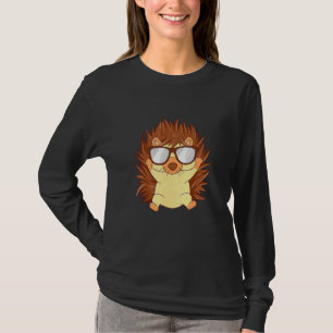 Cute Hedgehog Sunglasses Pet T-Shirt