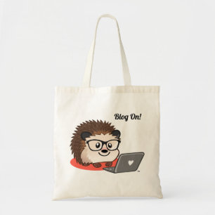 Cute Hedgehog Tote Bag For Bloggers