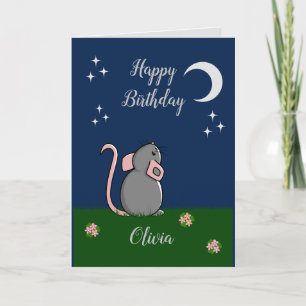 Cute Hedgehog Valentines Folded Greeting Card