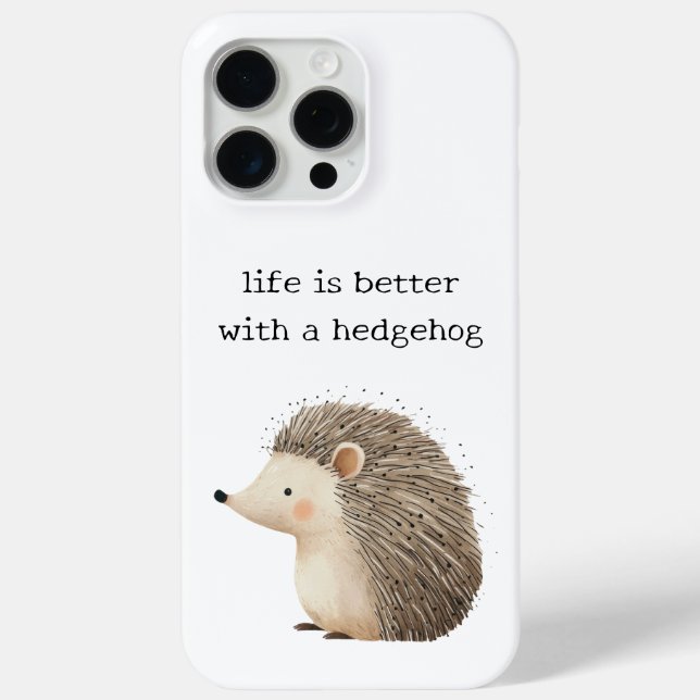 Cute Hedgehogs Case-Mate iPhone Case (Back)