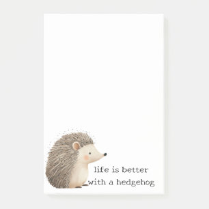 Cute Hedgehogs Post-it Notes