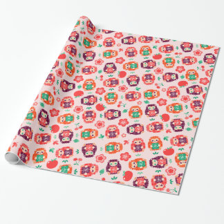 Cute Hedgie Pattern - Birthday Wrapping Paper