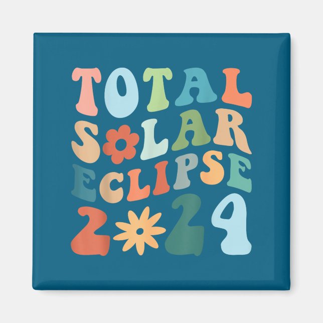 Cute Hello Darkness Groovy Total Solar Magnet (Front)