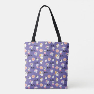 cute hello kitty   tote bag
