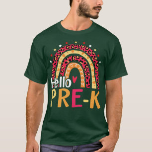 Cute Hello Pre K Back To School T-Shirt
