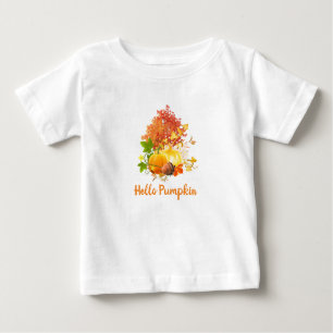 Cute Hello Pumpkin Fall Season Toddler / Baby T-Shirt