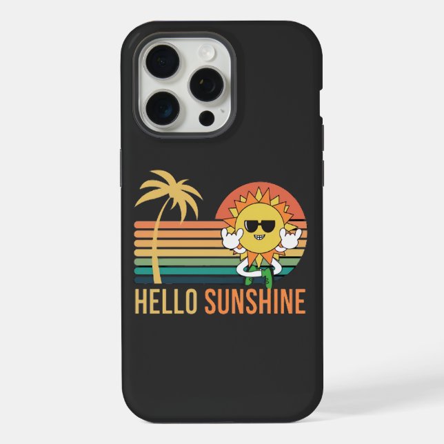 Cute Hello Sunshine iPhone Case (Back)