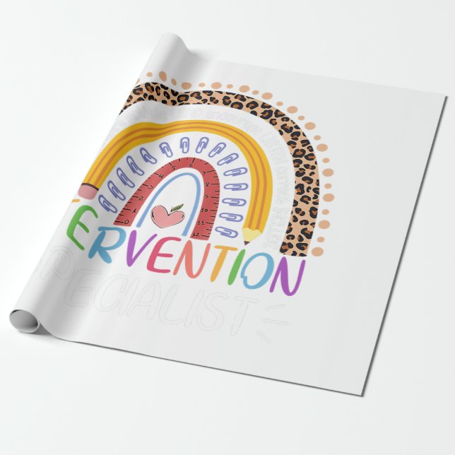 Cute Helping Small Hands OT Paediatrics Occupation Wrapping Paper (Unrolled)