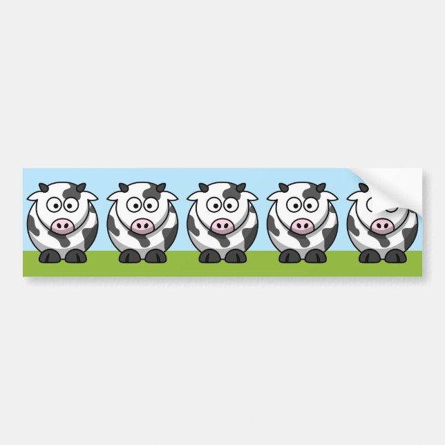 Cute Herd Bumper Sticker (Front)
