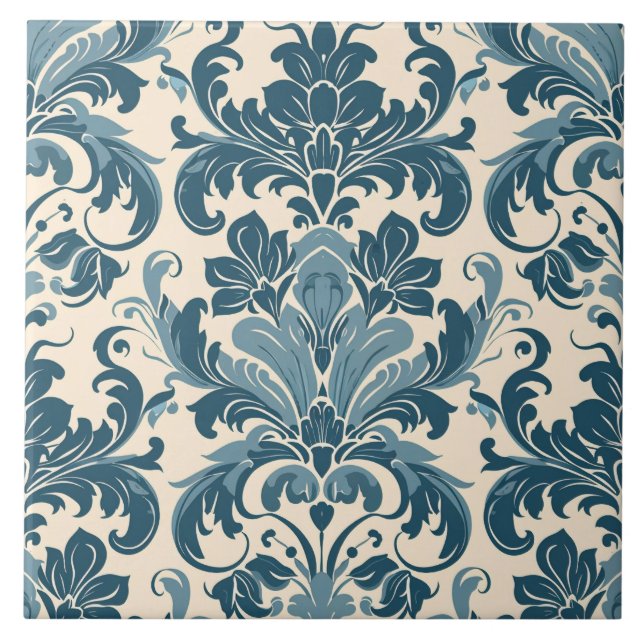 Cute Heritage pattern themed  Tile (Front)