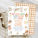 Cute Hey Diddle Diddle Nursery Rhyme 1st Birthday Invitation<br><div class="desc">Cute Hey Diddle Diddle Nursery Rhyme 1st Birthday Invitation

Simple modern nursery rhyme themed first birthday invitation featuring various nursery rhyme characters and multicolored text.  Could be used for various ages.</div>