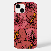 Cute hibiscus pattern