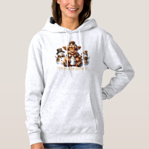 Cute Highland Cow Christmas Hoodie 