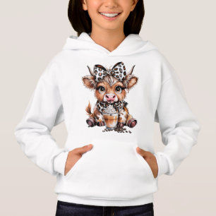 Cute Highland Cow Coffee Addict Funny Drink Coffee