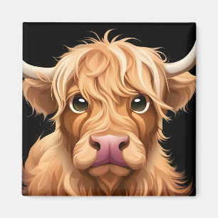 Cute Highland Cow  Magnet