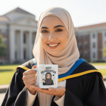 Cute Hijab Graduation Girl Just Graduated