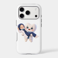 Cute Hijabi Dentist & Happy Tooth iPhone Case