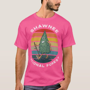 Cute Hiking Tree Shawnee National Forest Illinois  T-Shirt