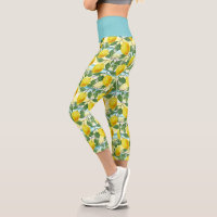 Cute Hip Tropical Summer Lemons Fruit Pattern