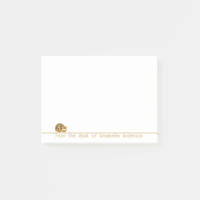 Cute Hippie Cat Personalise Notes (Front)