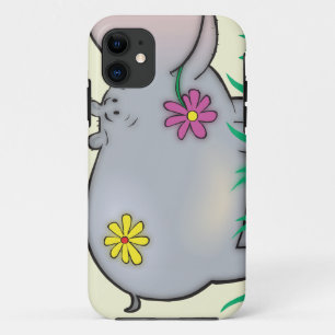 cute hippie hippo Case-Mate iPhone case