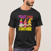 Cute Hippie Sunflower Summer Gnomes Peace Love Sun