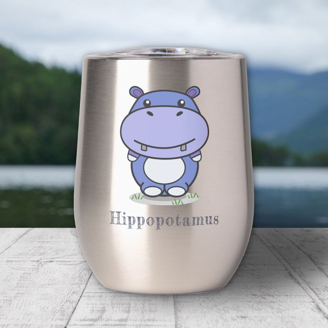 Cute Hippo  (Cute Hippo Tumbler)