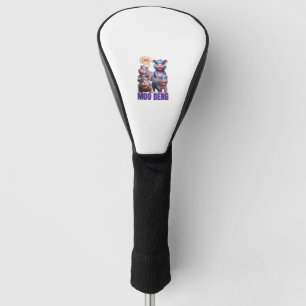 Cute Hippo Moo Deng Tee, Cool Moo Deng Hippo Lover Golf Head Cover