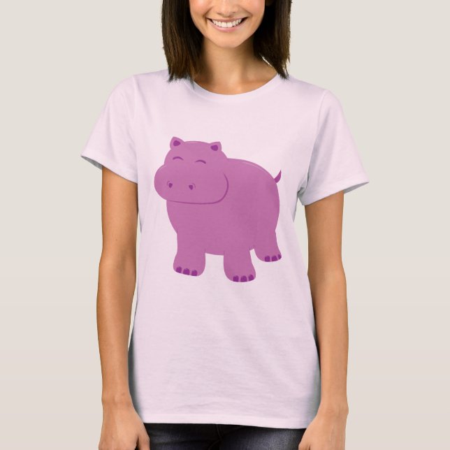 Cute Hippo T-Shirt (Front)
