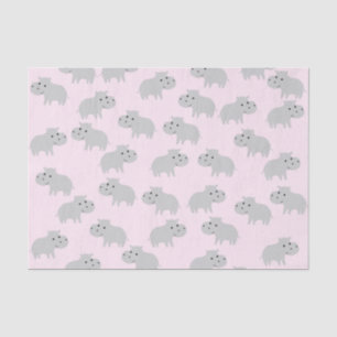 Cute Hippo Tissue Paper