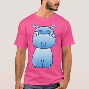 Cute Hippo Zoo Animal Toddlers Gift Wildlife Afric T-Shirt