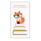 Cute Hipster Red Fox Bookplate