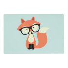 Cute Hipster Red Fox