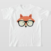 Cute Hipster Red Fox