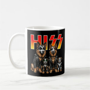 Cute Hiss Cats Rock Kittens Kitty Rocking Music Ca Coffee Mug