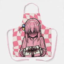 Cute Hitori Gotoh Anime Apron | Bocchi the Rock!