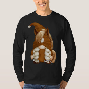 Cute Hobby Horse Show Gnomie For Women Horse Grand T-Shirt