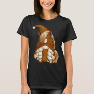 Cute Hobby Horse Show Gnomie For Women Horse Grand T-Shirt
