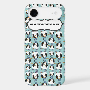 Cute Hockey Penguin Pattern Choose Colour