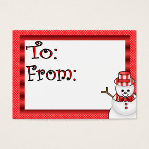 Cute Holiday Gift Tag