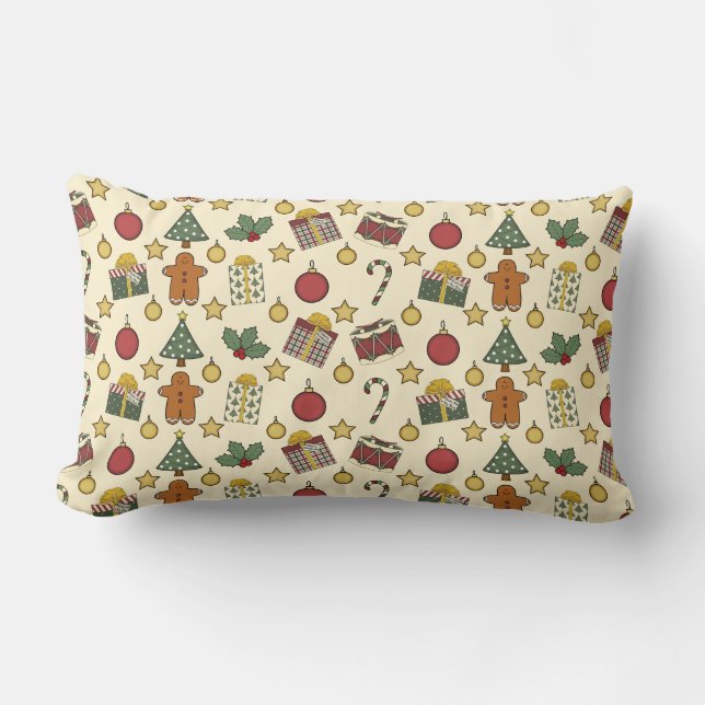 Cute Holiday Mix Pillow (Front)
