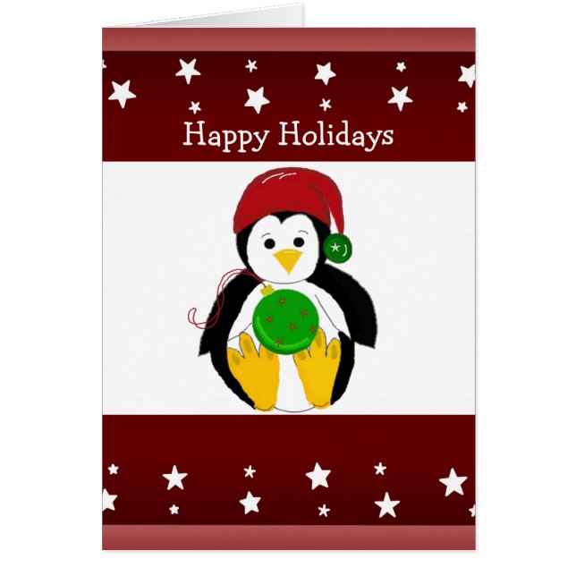 Cute Holiday Penguin (Front)