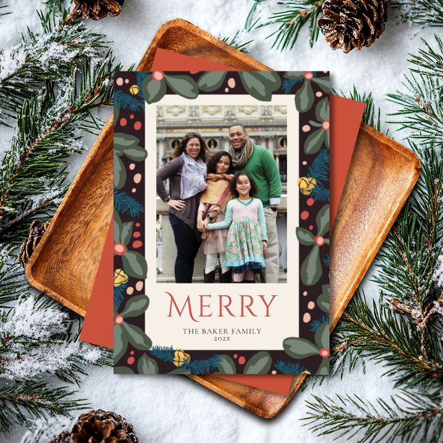 Cute holiday Photo Merry  Card (Creator Uploaded)