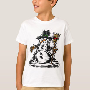 Cute Holiday Snowman T-Shirt